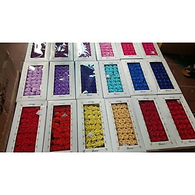 Mua 1 hộp 50 bông Hoa sáp thơm 3 lớp 1 màu