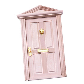 Blank Dollhouse Wood Door Gifts DIY Crafts for Office Bedroom Living Room