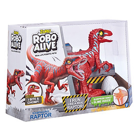 Đồ chơi ROBO ALIVE Khủng long Raptor nhanh nhẹn_Đỏ 25289/RED