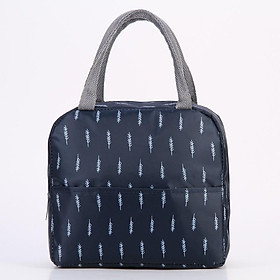 Mua Túi Giữ Nhiệt (Túi Đựng Cơm Hộp) Chống Nước Dễ Thương Vải Twill Oxford 230D Cao Cấp 22x12x20CM - Lunch Bag - Mã TG006