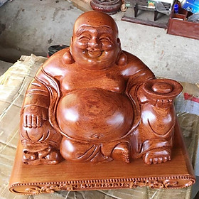 Mua Tượng di lặc ngồi bằng gỗ hương đế cuốn ngang 30cm