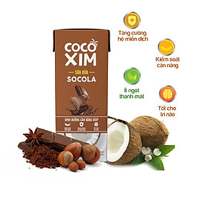 Sữa Dừa Socola - Sự kết hợp độc đáo giữa 100% từ Dừa Nguyên chất & Socola thượng hạng SD.SCL180TI COCOXIM