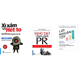 Combo 3 cuốn sách: Xì Xầm Vs Hét To - Bí Kíp X Trong Quảng Cáo PR + Sáng Tạo Chiến Dịch PR Hiệu Quả + Lợi nhuận tốt