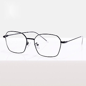 Kính gọng Mắt vuông Hàn Quốc kim loại tăm + Tặng Tuavit Kính Xinh Mini tiện lợi