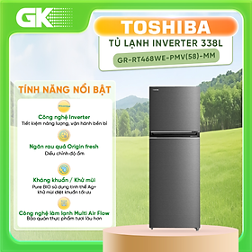Mua Tủ lạnh Toshiba Inverter 338 lít GR-RT468WE-PMV(58)-MM - Hàng chính hãng - Chỉ giao HCM