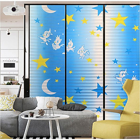 Mua Combo 5m Decal Giấy Dán Kính TRĂNG THỎ Khổ 45cm Có Sẵn Keo Tiện Lợi