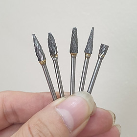 Mua bộ 5 mũi mài doa điêu khắc cán 2mm D24.2 hay mũi mài khắc hợp kim