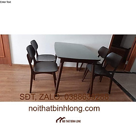 Bộ bàn ghế ăn thiết kế nhỏ