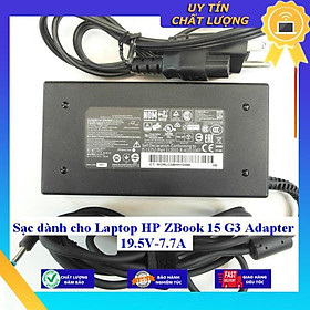 Sạc dùng cho Laptop HP ZBook 15 G3 Adapter 19.5V-7.7A - Hàng Nhập Khẩu New Seal