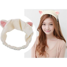 Băng đô tai thỏ xinh 10 màu loại 1 bản to dày