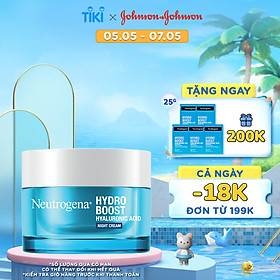 [PHIÊN BẢN CẢI TIẾN] Kem dưỡng cấp ẩm ban đêm Neutrogena Hydro Boost Hyaluronic Acid Night Cream 50g