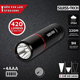 Mua Đèn Pin LED Cao Cấp 420 Lumen SWISS+TECH ST031005 - Hàng chính hãng