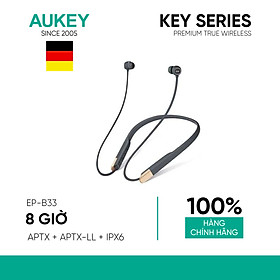 Tai Nghe Bluetooth AUKEY EP-B33, aptX / aptX-LL, 10mm Driver Graphene, Kháng Nước IPX6, 8 Giờ Nghe Nhạc - Hàng Chính Hãng