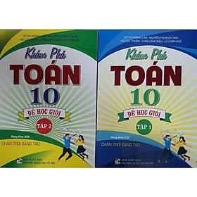 Sách - Com Bo Khám Phá Toán Lớp 10 Để Học Giỏi Tập 1 + Tập 2 ( Dùng Kèm SGK Chân Trời Sáng Tạo )HA-M