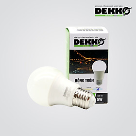 Mua BÓNG ĐÈN LED TRÒN 2203 DEKKO 5W SIÊU TIẾT KIỆM ĐIỆN - ĐỘ BỀN LÊN TỚI 15 NĂM