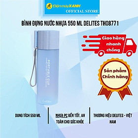 Bình đựng nước nhựa 550 ml Delites TH08771 - Hàng Chính Hãng