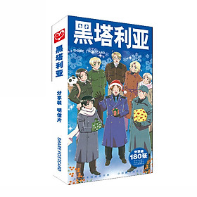 (BÌA NGẪU NHIÊN) Hộp ảnh POSTCARD mẫu mới HETALIA AXIS POWERS anime