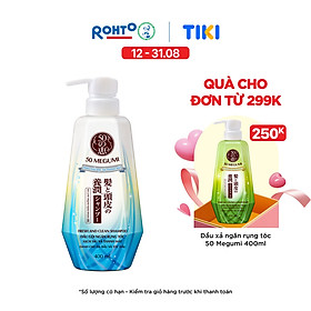 Dầu gội ngăn rụng tóc, sạch sâu và thanh mát 50 Megumi Fresh & Clean Shampoo 400ml