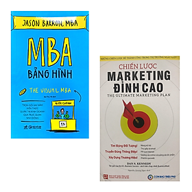 Combo 2 Cuốn Marketing Giúp Tạo Lập Thương Hiệu Hay-Chiến Lược Marketing Đỉnh Cao+MBA Bằng Hình