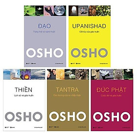 Hình ảnh Osho: Đạo + Đức Phật + Tantra + Thiền + Upanishad (Bộ 5 Cuốn, Bìa mềm)