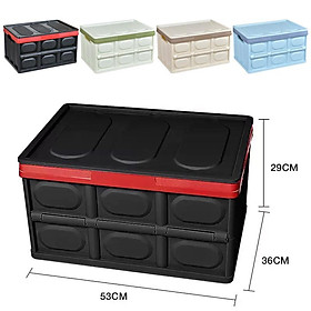 ️GỌN GÀNG️ Hộp Đựng Đồ Tiện Dụng Có Thể Gập Gọn Chịu Sức Nặng Đến 56Kg Để Đồ Cốp Sau Ô Tô