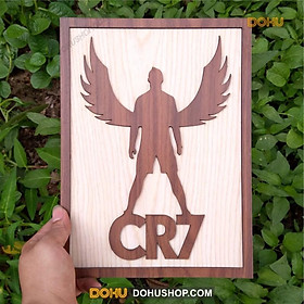 Mua Tranh Treo Tường Bằng Gỗ Handmade DOHU014: Cristiano Ronaldo - Thiết Kế Đơn Giản  Độc Đáo  Sang Trọng