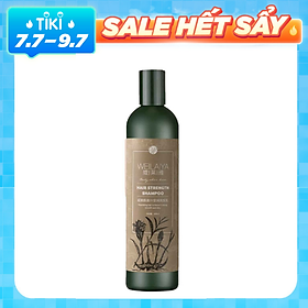 Dầu gội mọc tóc hỗ trợ trị rụng tóc dành cho tóc rụng, tóc khô xơ và hư tổn Weilaiya chiết xuất từ tinh chất gừng tươi Hà Thủ Ô 100% thiên nhiên không chất sunfat tạo bọt (400ml) - Hàng chính hãng