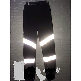 Quần jogger nam nữ mặc / quần thuun nỉ phát sáng dạ quang / quần thể thao phát sáng dạ quang nam nữ mặc