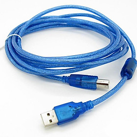 Dây USB Máy In 5M Màu Xanh