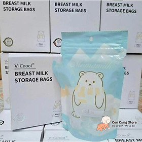 Mua Túi trữ sữa Vcoool cao cấp 180ml có vòi rót tiện lợi hộp 30 bịch