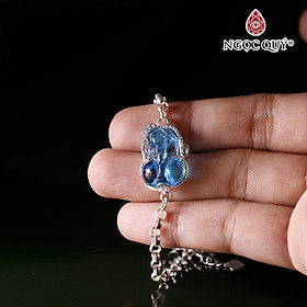 Lắc bạc tỳ hưu pha lê - Ngọc Quý Gemstones