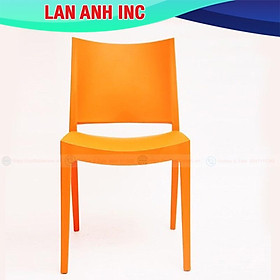 Mua Ghế nhựa cafe văn phòng bàn ăn đẹp đúc nguyên khối tựa lưng cao xếp chồng giá rẻ LAGD307