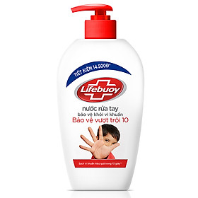 Nước Rửa Tay Diệt Khuẩn Lifebuoy Bảo Vệ Vượt Trội 500g - 21126129