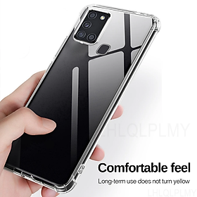 Ốp lưng cho Samsung A10, A10s, A11, A12, A13 4G, A20s, A21s, A22 4G, A22 5G, A52, A52s, A72 4G dẻo trong chống sốc cao cấp - Hàng chính hãng