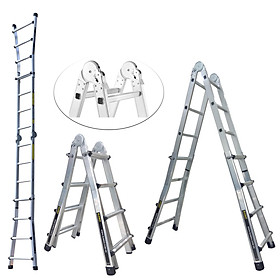 Thang nhôm trượt đa năng SUMIKA SKM404 - Chữ A cao nhất 2.0m, chữ I cao nhất 4.0m, tải trọng 300kg