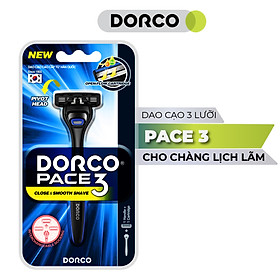 Dao Cạo Râu 3 Lưỡi Dorco Pace 3 TRA 4001-B