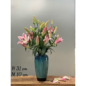 Mua Bình cắm hoa men hỏa biến. Gốm sứ Bát Tràng.