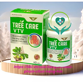 Viên uống Tree Care VTV Vinh Thịnh Vượng VV, hộp 40v, hỗ trợ trĩ, nhuận tràng, chống táo bón