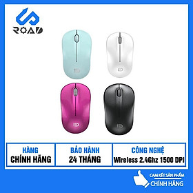 Chuột không dây Forter V102 ️️Công Nghệ Không Dây Wireless 2.4Ghz 1500 DPI - Hàng Chính Hãng