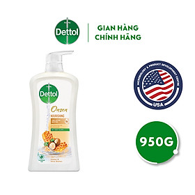Sữa tắm Dettol Onzen mật ong kháng khuẩn và dưỡng thể - Chai 950g
