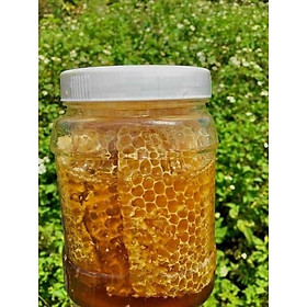Mật Ong nguyên sáp (mật Ong bánh Tổ) hủ 1kg