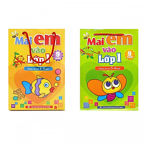 Combo hành trang cho bé từ 4 - 6 tuổi : Mai em vào lớp 1 ( tặng kèm sách ước mơ của bé )