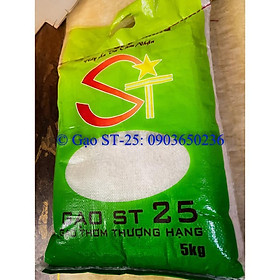 Mua GẠO ST25- NGON NHẤT THẾ GIỚI 2019 - ĐẶC SẢN SÓC TRĂNG-10kg