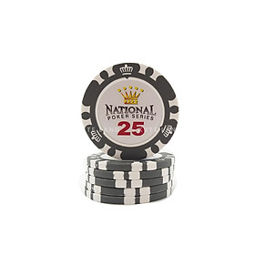Chip Poker National Poker Club Loại Tiêu Chuẩn 3 Lớp 14 Gram Đầy Đủ Loại Số