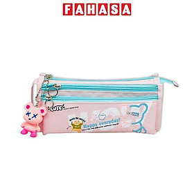 Bóp Viết Vải Happy Everyday - Yescholar 9205 - Màu Hồng