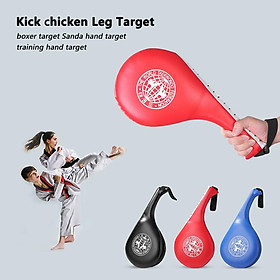 Pro Taekwondo Foot Target Kick Pad điều chỉnh băng tay chân mục tiêu Boxing Sanda Huấn luyện Thiết bị Kickboxing Thiết bị Color: Red White