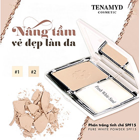 Phấn phủ siêu mịn, kiềm dầu TENAMYD Pure White Powder SPF15 14,5g