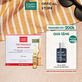  Ampoule Chống Oxy Hoá, Phục Hồi, Điều Tiết Bã Nhờn - MartiDerm The Originals Proteos Liposome 60ml