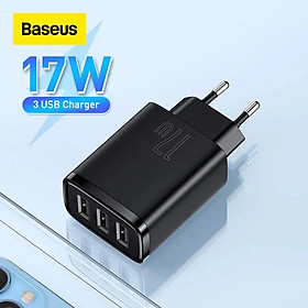 Mua Bộ Sạc Đa Năng Baseus Compact Charger 3 Cổng Sạc 17W - hàng chính hãng