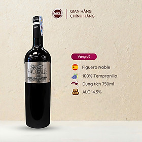 Rượu vang đỏ Tây Ban Nha Figuero Noble 750ml 14.5% - Hàng chính hãng